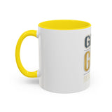GMP GOD Money Power Accent Coffee Mug — Motivational Office Gift (11/15oz)