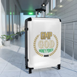 Suitcase — "GMP GOD Money Power" Carry-On Luggage