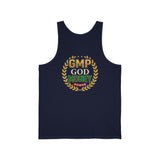 GMP God Money Power Laurel Tank Top — Motivational Faith & Wealth Graphic Tank