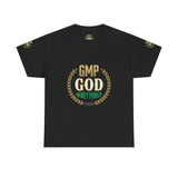GMP God Money Power Tee — Motivational Gold Laurel Graphic T-Shirt
