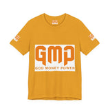 GMP "God Money Power" Graphic Tee — Bold Faith & Hustle Shirt