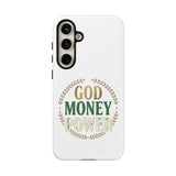 Phone Case — "God Money Power" Inspirational Religious Design