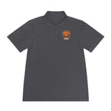 Halloween Pumpkin Polo Shirt — "GMP God Money Power" Graphic Men’s Sport Polo