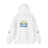 God Money Power Hoodie — Inspirational Rainbow Text Pullover