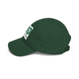 GMP 'God Money Power' Embroidered Classic Dad Cap — White Adjustable Baseball Hat