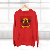Reggae Sunset Hoodie — Palm Tree Rasta Graphic Fleece