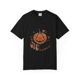 Halloween Pumpkin Graphic Tee — GMP God Money Power Retro Design