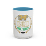 GMP Coffee Mug — “GOD Money Power” Motivational Accent Mug