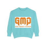 GMP ‘God Money Power’ Sweatshirt — Bold Orange Logo Crewneck