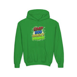 Youth Hoodie — GMP God Money Power Rainbow Graphic