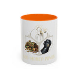 Magic & Wealth Accent Coffee Mug — "Gold Money Power" Alchemy Design (11/15 oz)