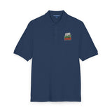God Money Power- Embroidered 'Good Vibes' Polo Shirt – Casual Golf & Workwear