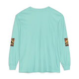 Long Sleeve T‑Shirt — "God Money Power" Pyramid Graphic