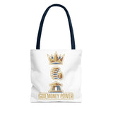 God Money Power Tote Bag — Inspirational Faith & Prosperity Canvas Tote