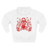 Three-Panel Fleece Hoodie