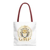 Lion Crest Tote Bag — GMP Gold Emblem Canvas Tote