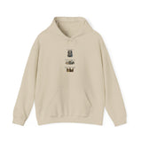 God Money Power- King Crown Hoodie — Vintage Lion & Regal Emblem Graphic
