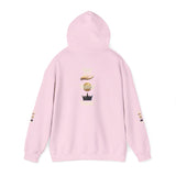 Gold Crown One Hoodie — Minimalist Royal Emblem Hooded Sweatshirt