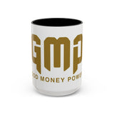 GMP Coffee Mug — "Good Money Power" Accent Ceramic Mug (11/15oz)