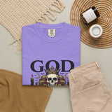 God Money Power- Skull T-Shirt — Gothic Skull Graphic Tee