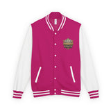 Letterman Jacket — 'God Money Power' Retro Crest Varsity Jacket