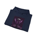 Angel Of Death Hoodie — Purple Gothic Angel Graphic Sweatshirt