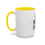 God Money Power Accent Coffee Mug – Inspirational Religious Typography Mug (11/15oz)