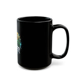 God Money Power Coffee Mug — Inspirational Black Ceramic Mug