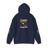 GMP Eagle Hoodie — "God Money Power" Patriotic Graphic Sweatshirt