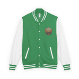 Letterman Jacket — 'God Money Power' Retro Crest Varsity Jacket