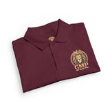 Youth Polo Shirt – Gold Lion Crest "GMP" School/Team Logo