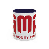 GMP Coffee Mug — Good Money Power Red Accent Ceramic Mug (11/15oz)