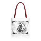 Tote Bag — "God Money Power" Retro Saint Graphic Tote