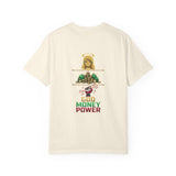 God Money Power T-Shirt — Angel, Stacks of Cash Graphic Tee