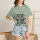God Money Power T-Shirt — Faith & Hustle Graphic Tee