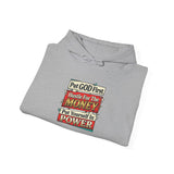 Hoodie — "Put GOD First, Hustle For The MONEY, Put Yourself In POWER" Inspirational Graphic Hoodie