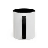 Accent Coffee Mug — G.M.P. (Good Money Power) Red Logo Ceramic Mug