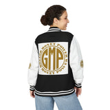 GMP Gold Logo Letterman Jacket — God Money Power Varsity Jacket