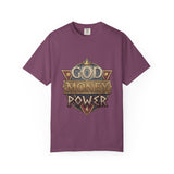 God Money Power Retro Crest T-Shirt