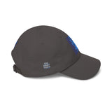 Dad Cap — Blue Sequin Statue Patch Embroidered Baseball Hat
