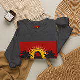 Crewneck Sweatshirt — 'God Most Power' Retro Palm Beach Graphic