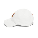 Dad Cap — GMP GOD MONEY POWER Embroidered White Baseball Hat