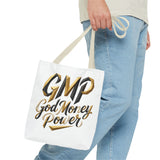God Money Power (GMP) Tote Bag — Inspirational Faith & Prosperity Canvas Tote