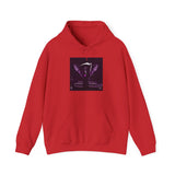 Angel Of Death Hoodie — Purple Gothic Angel Graphic Sweatshirt