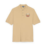 Embroidered Polo Shirt — Colorful Floral 'Hope Grows Here' Logo