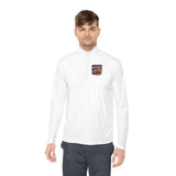 Quarter-Zip Pullover — “Put God First, Then Get The Money, Put Yourself In Power” Graphic Pullover