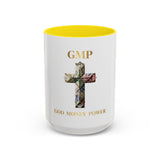 God Money Power Coffee Mug – GMP Cross Design (11oz & 15oz)