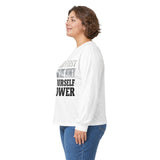 Long Sleeve Tee — "Put God First, Hustle for the Money, Put Yourself in Power" Inspirational Faith & Hustle Top