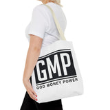 GMP Tote Bag — God Money Power Bold Logo Canvas Tote