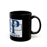 Good Money Power Black Mug – Bold Financial Empowerment Coffee Cup